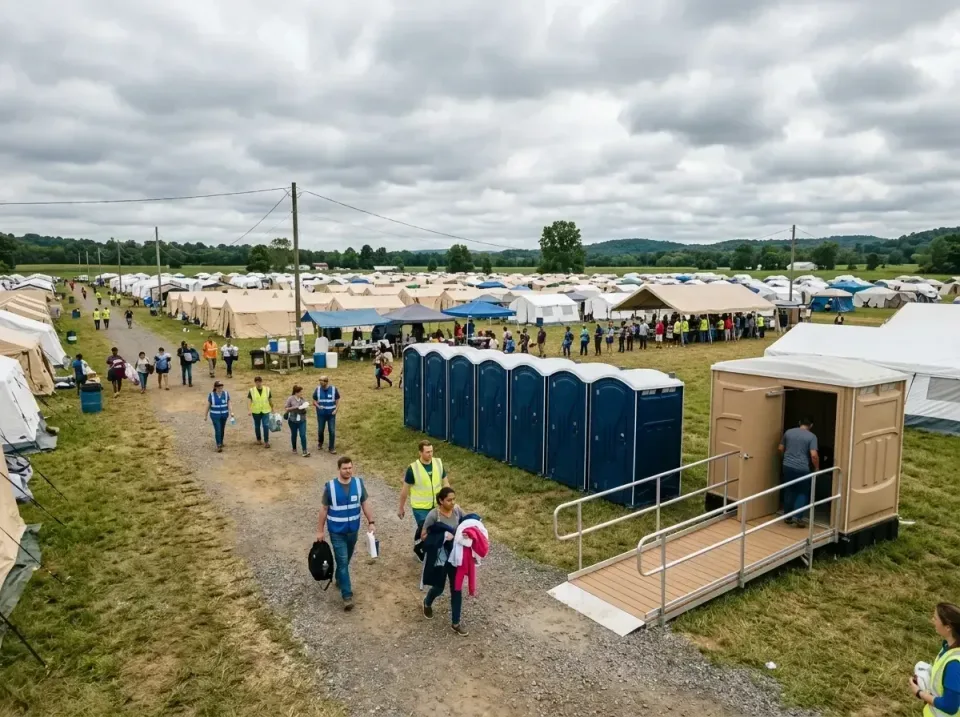 disaster-relief-camp-restrooms-010 — frequently asked questions, Dumpster & Portable Bathrooms Rental in Waihee-Waiehu, HI